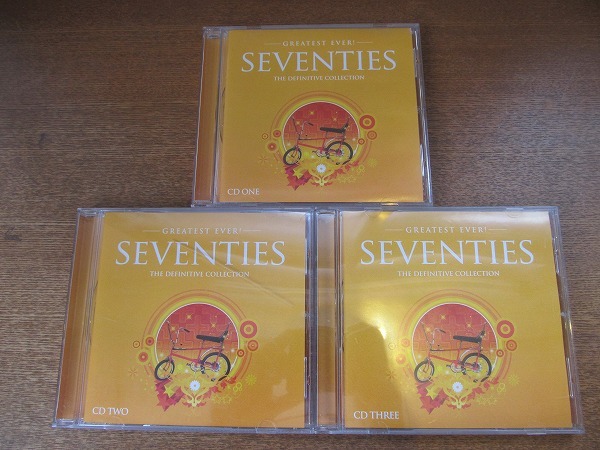 1803TN●CD「Greatest Ever Seventies」1970'S/2010/UK盤/3枚組オムニバス●ベイシティ・ローラーズ/アース・ウインド&ファイアー 他拍卖