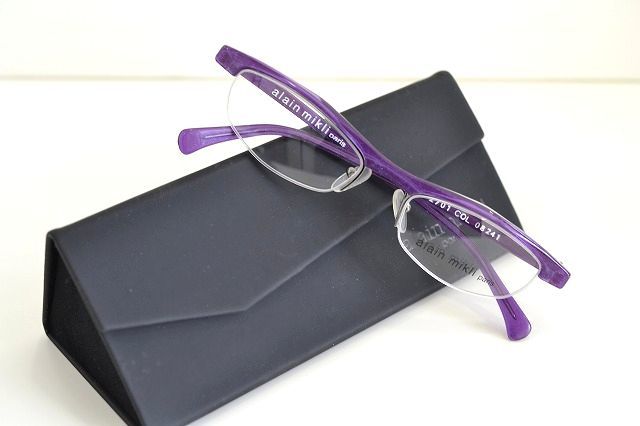 アランミクリ メガネフレーム 2701 パープル 新品未使用拍卖