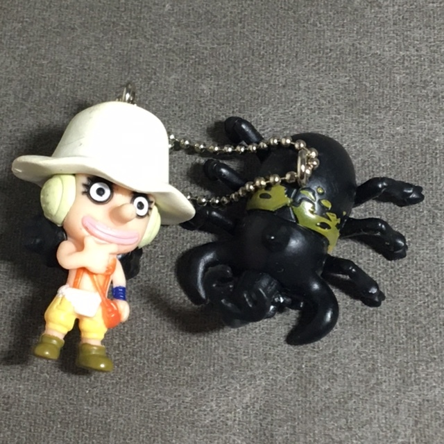 【ウソップ&かぶとむし】 ONE PIECE ワンピース Wマスコットキーチェーン2拍卖