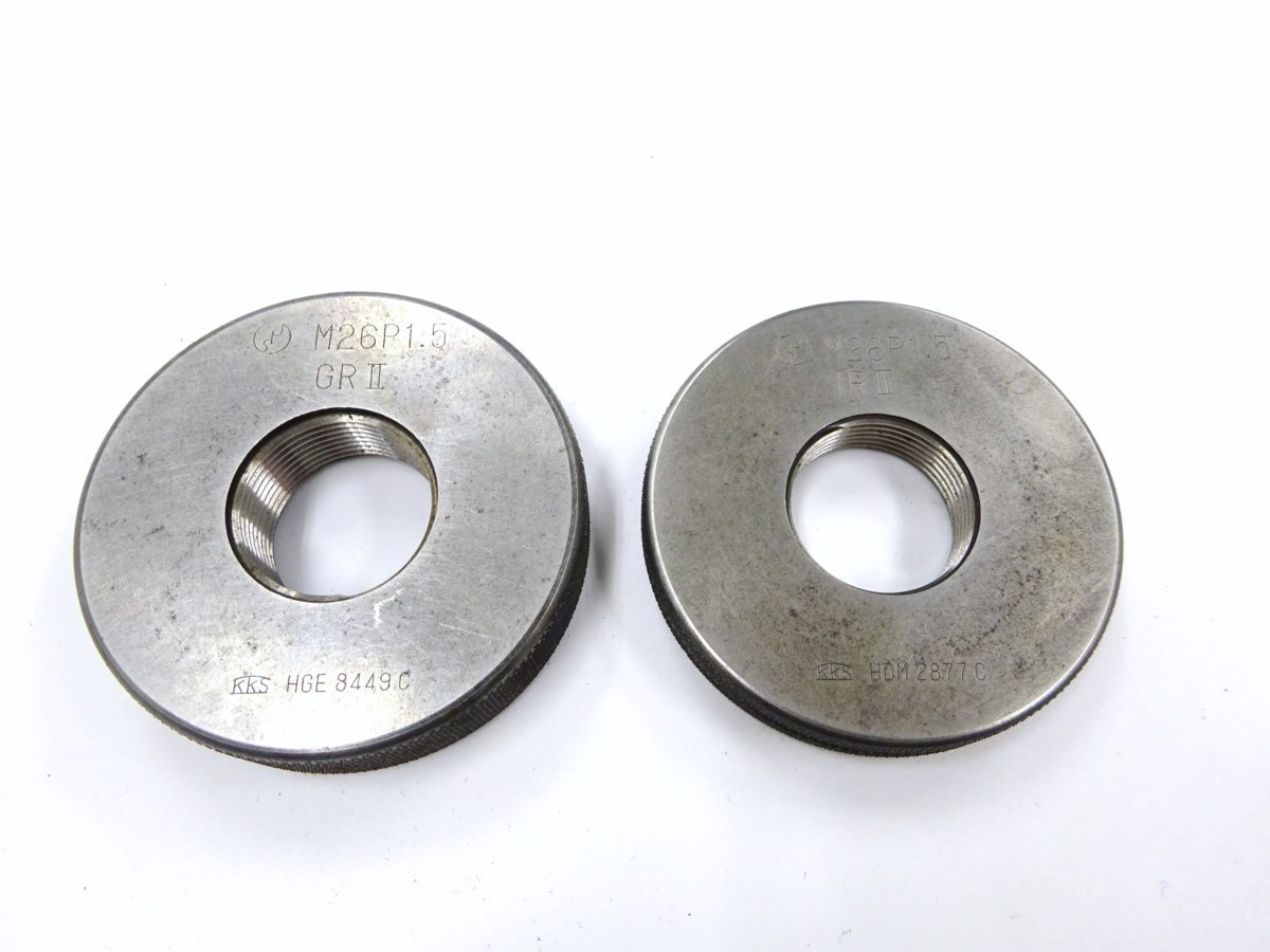 KKS ネジリングゲージ M26×P1.5 GRII IRII 送料無料拍卖