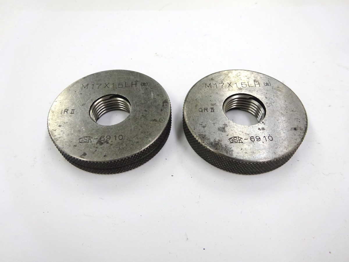 GSK ネジリングゲージ M17×P1.5(左) IRII GRII 送料無料拍卖