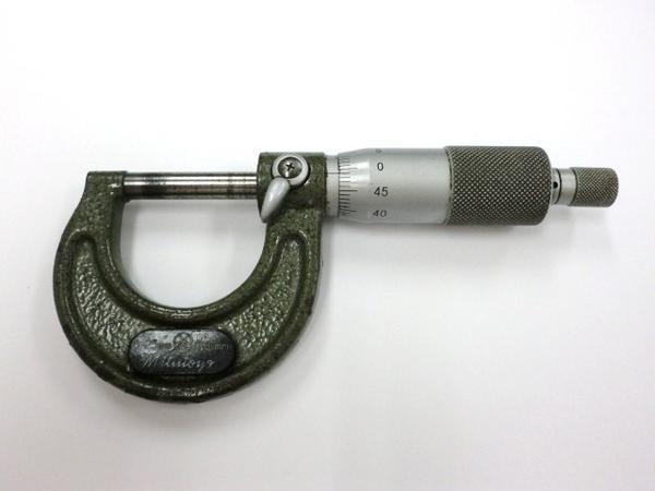 MITUTOYO マイクロメーター 0‐25mm 0.01mm 送料無料!拍卖