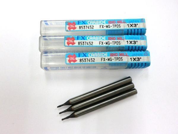 OSG 超硬テーパーエンドミル FX-MG-TPDS 1mm×3°2刃 拍卖