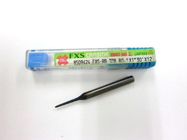 OSG 超硬ボールエンドミル FXS-RB-TPB R0.5×1°30′×12 拍卖