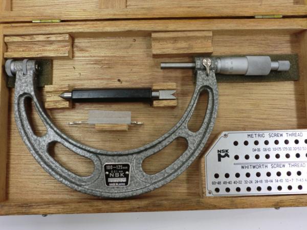 NSK 替駒式ねじマイクロメーター 100-125mm 送料無料!拍卖