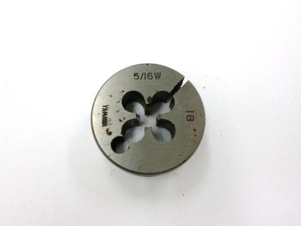 YAMAWA ネジのダイス 5/16W-18 外径Φ38 送料無料!拍卖