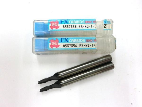 OSG 超硬テーパーエンドミル FX-MG-TPDS 3mm×2°2刃 拍卖