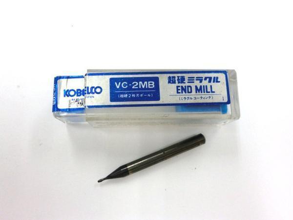 KOBELCO 超硬ボールエンドミル VC-2MB R0.5 シャンクΦ4拍卖