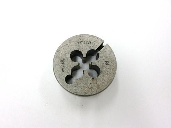 YAMAWA ネジのダイス 5/16W-18 外径Φ38 送料無料!拍卖
