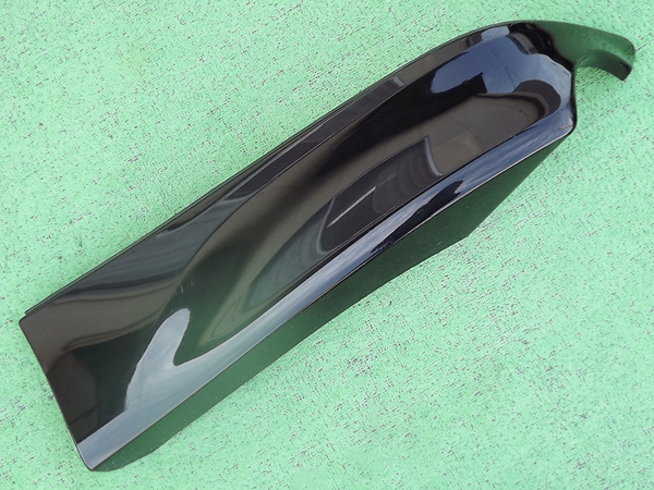 ●少損,送料安,ブラックソリッド,前期★マークX GRX130/GRX133/GRX135左リアスポイラー★13,純正リヤスポイラー,リアバンパー,エアロ黒Re:P拍卖