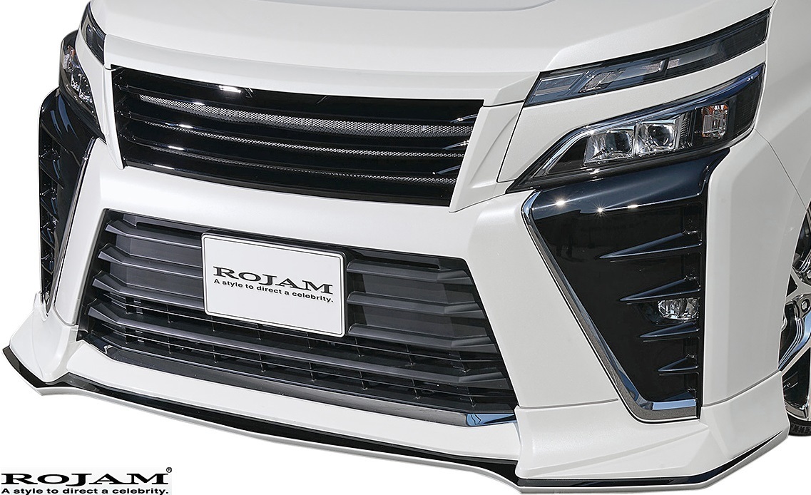 【M's】TOYOTA ヴォクシー 80系 後期 ZSグレード (2017/7-) ROJAM IRT フロントリップスポイラー//ロジャム エアロ ボクシー VOXY FRP拍卖