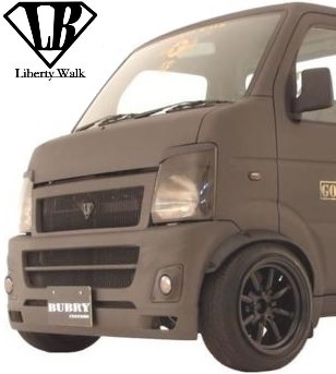 【M's】SUZUKI DA63T キャリィ CARRY (1999y-2013y) Liberty Walk lb★nation フロントバンパースポイラー / キャリー リバティーウォーク拍卖