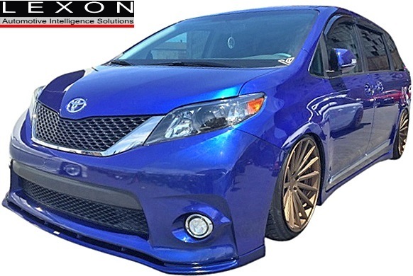 【M's】トヨタ シエナ SE(2013/1-) LEXON フロントリップスポイラー//レクソン TOYOTA SIENNA エアロ フロントスポイラー 社外品 未塗装拍卖