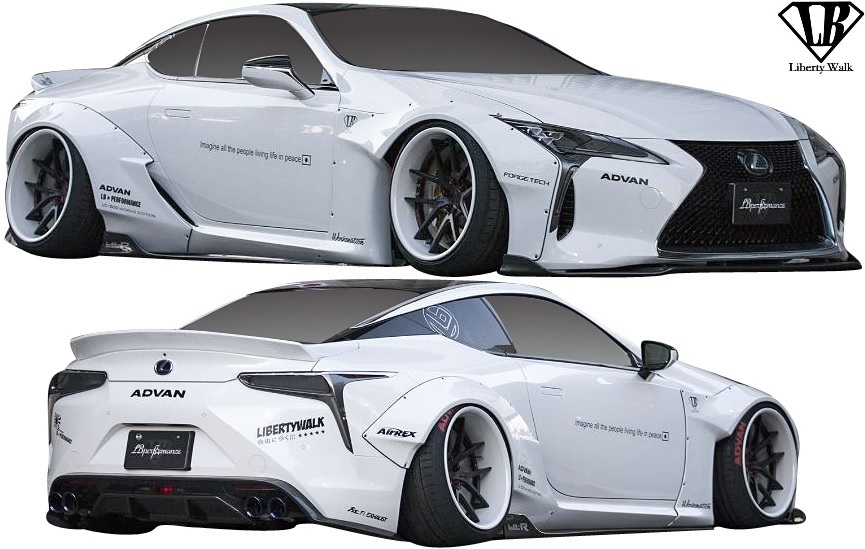 【M's】レクサス LC500 (2017.3-) LB-WORKS x ARTISAN SPIRITS コンプリートボディキット Type2 5点/FRP Liberty Walk リバティーウォーク拍卖