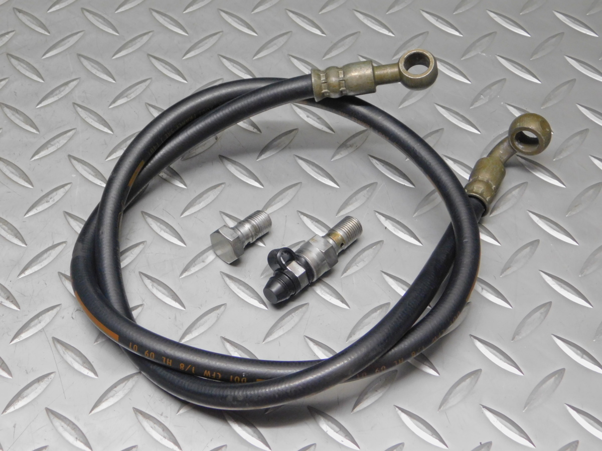 【評価A】送料0円■ アプリリア SL1000 ファルコ 純正 Freuden berg クラッチ ホース 2001 FRANCE SAE J 1401拍卖