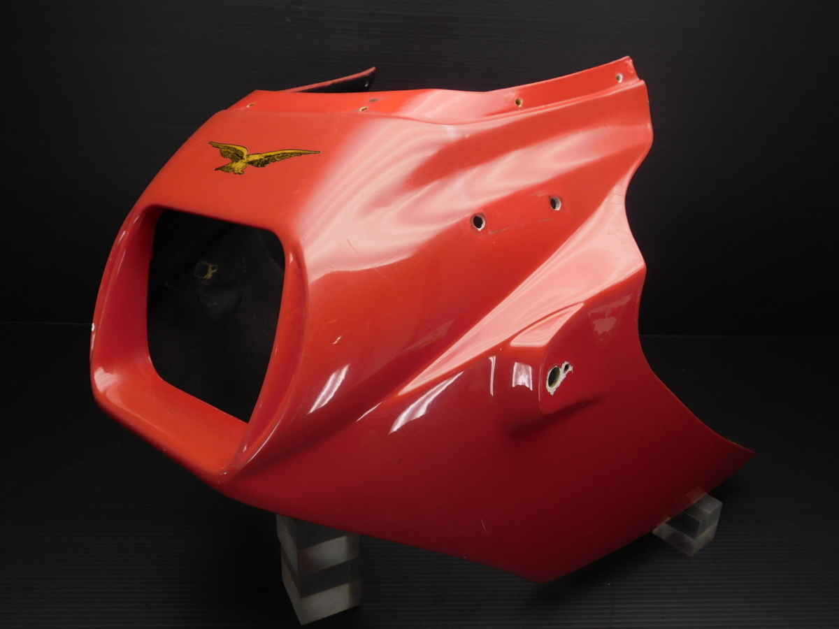 160 レア★綺麗め モトグッチ V40 タルガ 取外 FRP製 フロント アッパー ビキニ カウル拍卖