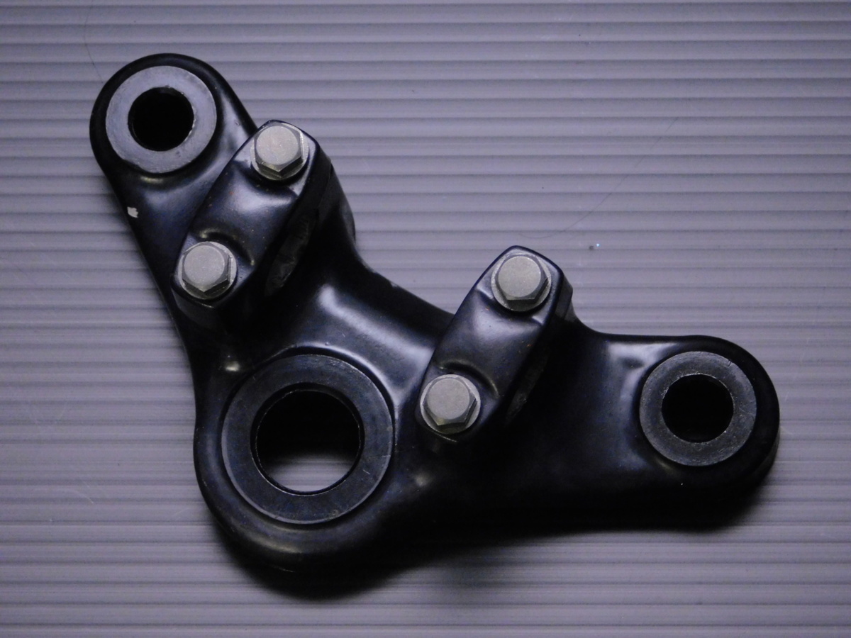 【評価A】60◆ ベンリィ CB125JX 純正 トップブリッジ 三つ又 Φ13 ハンドルポスト クランプ ASSY拍卖