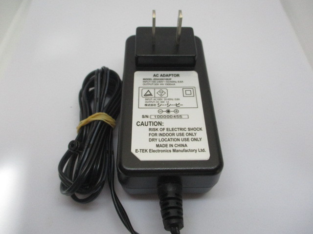 AD30227★シー・シー・ピー★ACアダプター★ZDA300100JP★保証付!即決!拍卖