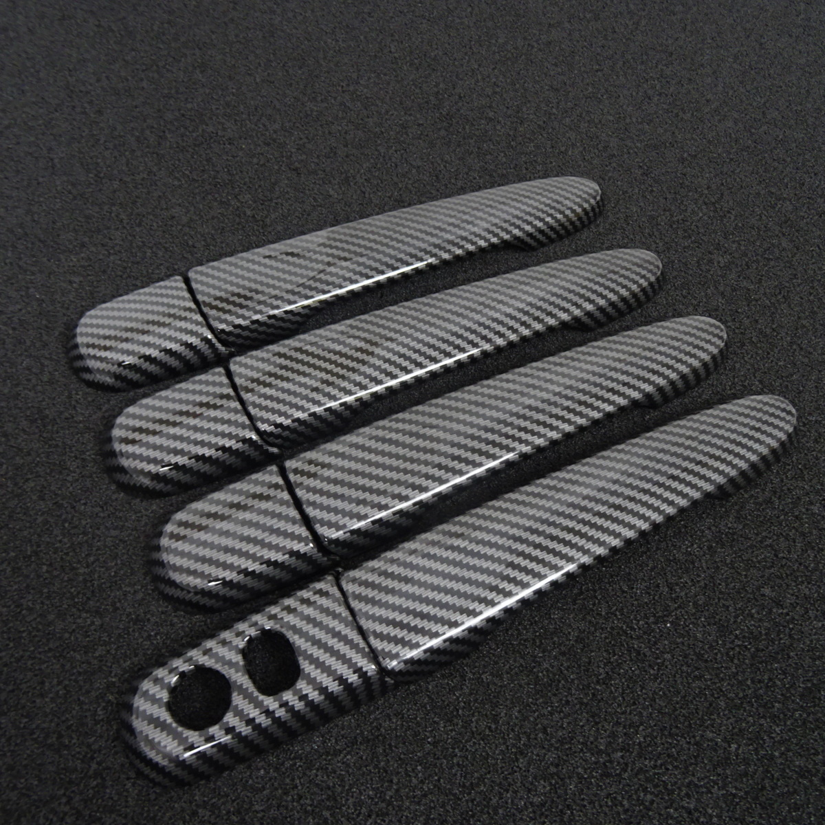 スポーティ全開♪ カーボン ルック ドアハンドル カバー ブーン M700S M700S X シルク スタイル SAII SAIII G L パッケージ ガーニッシュ J拍卖