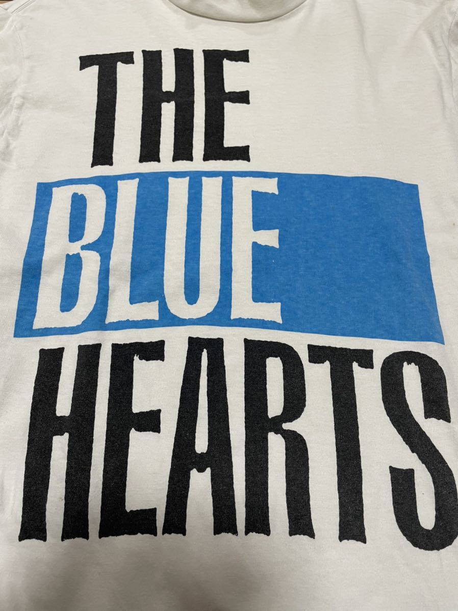 90sビンテージ☆ブルーハーツ☆ロゴTシャツ☆ロンT☆グッドプリント☆The Blue Hearts☆甲本ヒロト着☆最強ロックT☆真島昌利☆ファースト拍卖