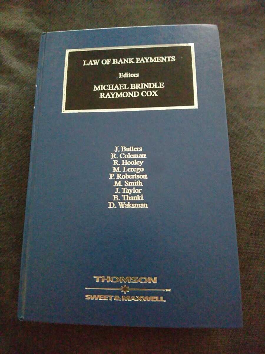 洋書 LAW OF BANK PAYMENTS 拍卖