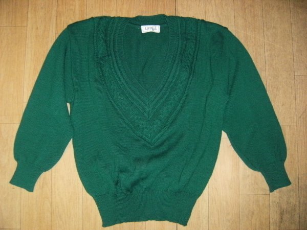 昭和レトロ★日本製★80年代★バブル全盛期★戦後 ボヘミアン モータウン ヒッピー セーター 上着★ディスコ ヤンキー 暴走族 お嬢様拍卖