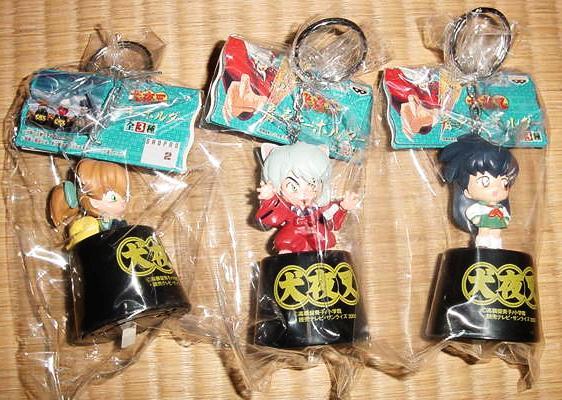 犬夜叉 バンプレスト 景品 音声 キーホルダー 全3種 ミニフィギュア拍卖