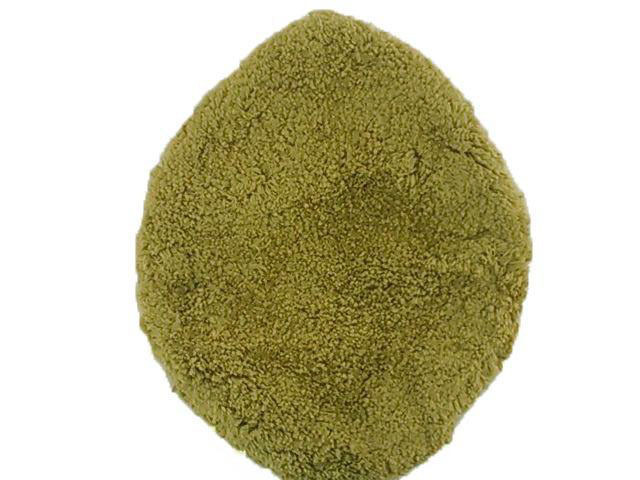 トイレ蓋カバー ふんわり シャギー O.U型 オリーブグリーン拍卖