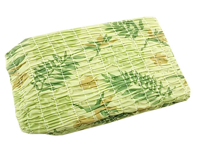 ソファーカバー 伸縮 くしゅくしゅ 1人掛用 モンステラ柄 グリーン系拍卖