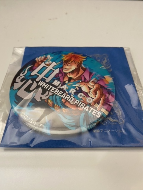 ワンピース 輩缶バッジ マルコ(忠) 第3弾BLUE(麦わらストア限定) 拍卖