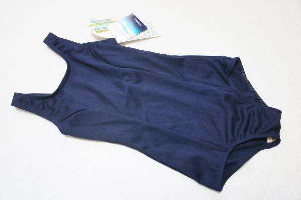●子供水着 120●未使用スイミングスクール水着*ニッキー拍卖