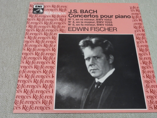 エドウィン・フィッシャー/バッハ ピアノ協奏曲 第1番, 4番, 5番/仏EMI 2C 051-01 421 美品拍卖