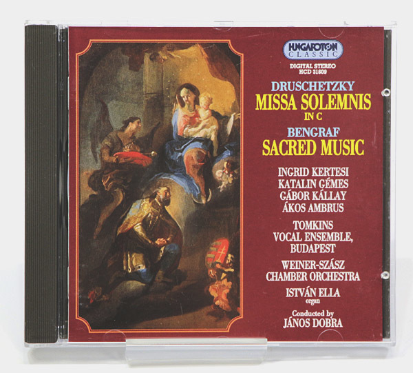 送料無料!Druschetzky ドルシェツキー/Missa Solemnis in C/BENGRAF: Sacred music/Janos Dobra ヤーノシュ・ドブラ指揮/ハンガリー盤拍卖