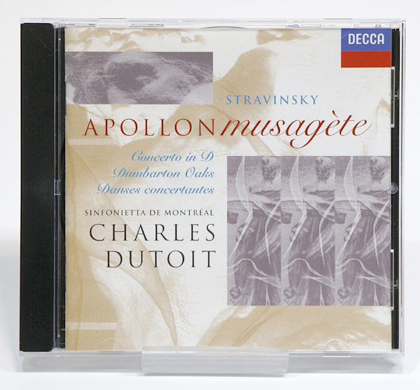 送料無料!ストラヴィンスキー「ミューズの神を率いるアポロ」他/デュトワ指揮/モントリオール交響楽団/DECCA 旧独盤 440 327-2拍卖
