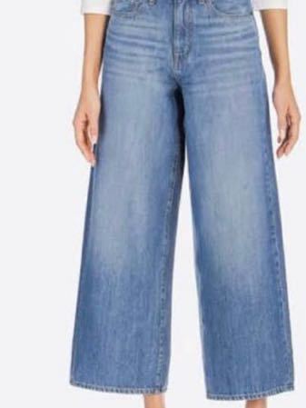 UNIQLO JEANS 26(66㎝)ハイライズワイドジーンズ拍卖