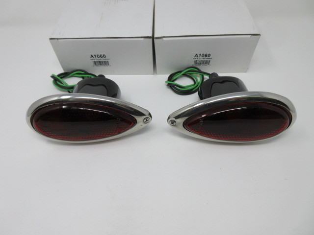 50‘s1060.1950’s1960’s FORD CHEVY OLDS CUSTOM K/KUSTOM ティアドロップ テールランプ pr NEW FORD CHEVY CUSTOM K/KUSTOM拍卖