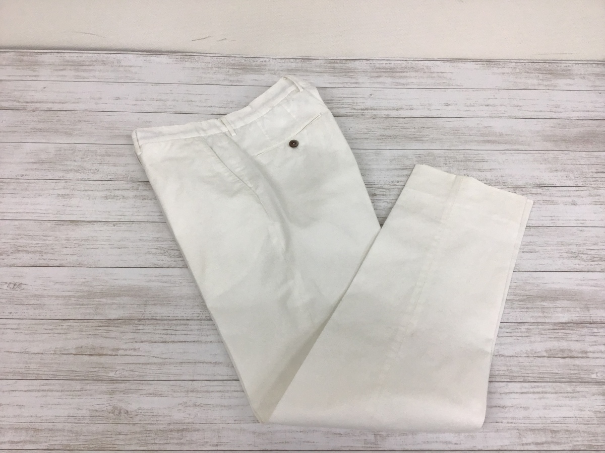 サンプルB品 GTA 800G SL 61366 002H コットンストレッチホワイトパンツ拍卖