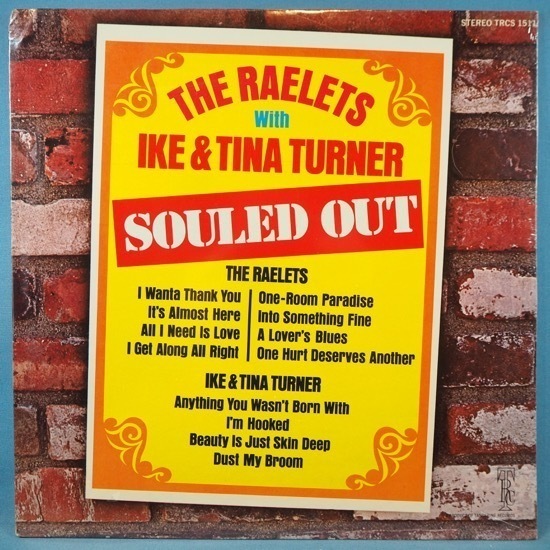 ■美..未開封盤! TANGERINEレコ!★RAELETS WITH IKE&TINA TURNER/SOULED OUT★送料無料(条件有り)多数出品中!★オリジナル名盤■拍卖