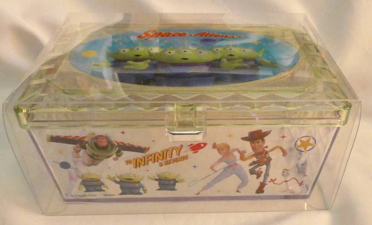 トイストーリー キラキラフリーケース エイリアン ウッディー バズ フォキー ボー・ピープ グリーンメン ディズニー ピクサー 小物入れ拍卖