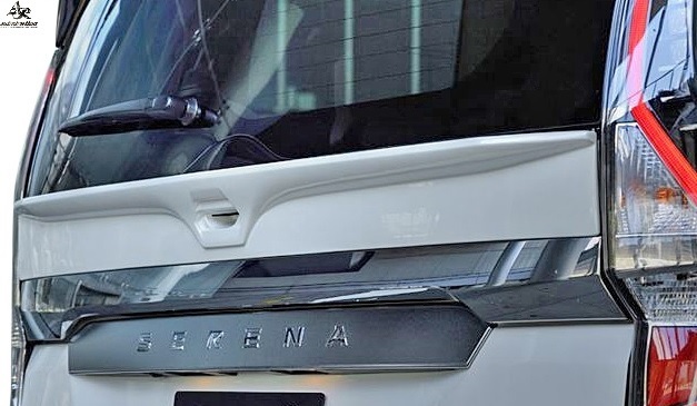 【M’s】日産 C27 セレナ 後期 (R01.08-) ADMIRATION DEPORTE リヤゲートパネルウイング / FRP 未塗装 アドミレイション デポルテ エアロ拍卖