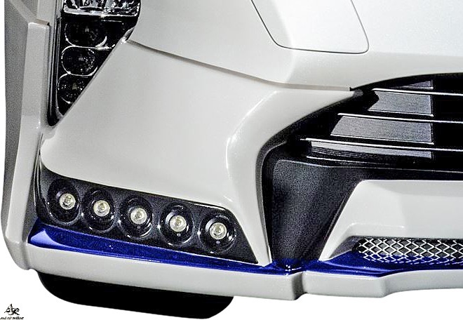 【M’s】TOYOTA 50 プリウス 前期 (H28.01-H30.11) ADMIRATION 5連LEDスポット // FRP アドミレイション エアロパーツ 外装 50 PRIUS拍卖