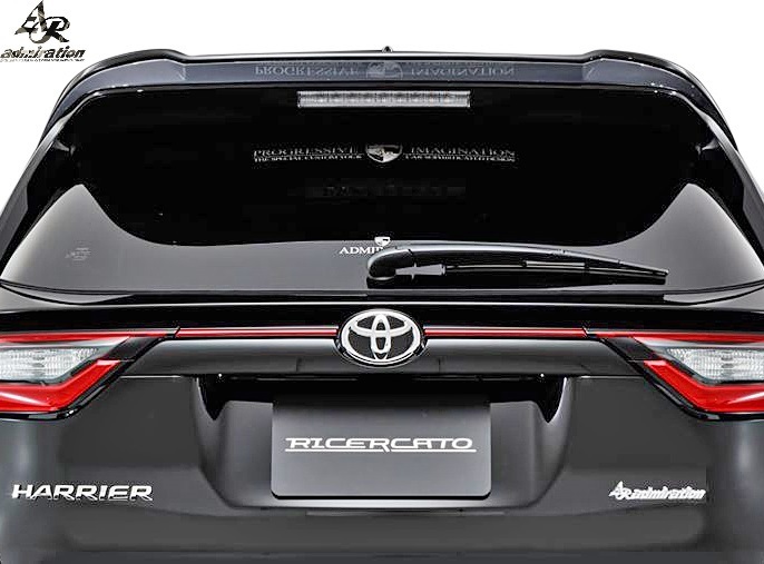 【M’s】60ハリアー 前期 (H25.12-H29.05) ADMIRATION リヤルーフウイング // FRP アドミレイション エアロ ルーフスポイラー ウイング拍卖