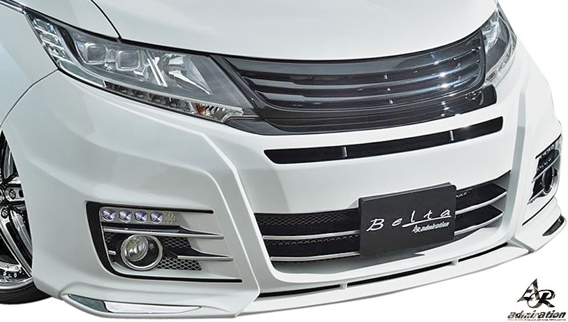 【M's】ホンダ RC オデッセイ 前期 RC1 RC2 RC4 (H25.11-H29.10) Admiration Belta フロントバンパースポイラー (LED KIT 対応用) カスタム拍卖