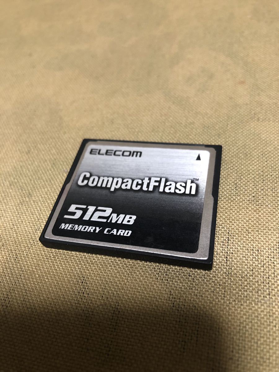 ELECOM/MF-FCF512 (512MB)/コンパクトフラッシュ 512mb CFカード 希少美品拍卖
