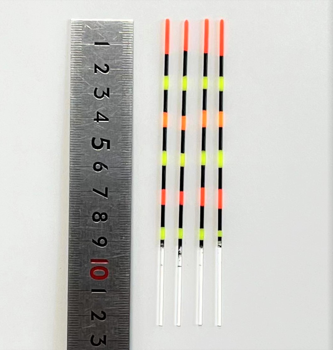 電気ウキ用 替えトップ 光ファイバー 色塗り部約9cm 径1.5㎜ 4本拍卖