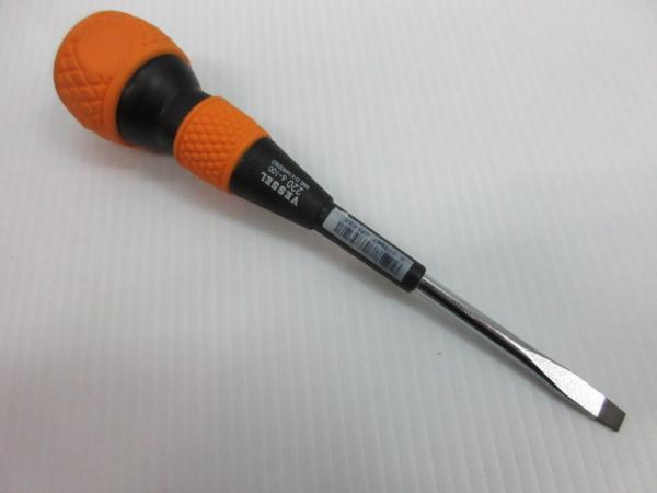ベッセル VESSEL 220 6-100 マイナス ドライバー ハンドツール ハンドドライバー ネジ締め 大工 建築 建設 電設 電工 電気工事 車 整備拍卖