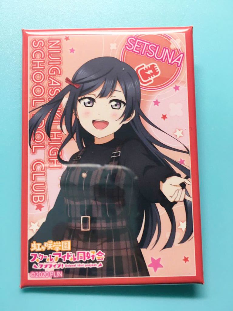 優木せつ菜【ラブライブ 虹ヶ咲学園スクールアイドル同好会】トキメキ有明ツアー トキメキSHOP トキメキショップ スクエア缶バッジ拍卖