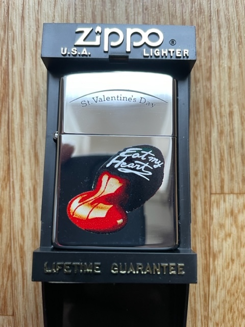 ≪新品未使用≫ 【超貴重】 ジッポー(Zippo)St.Valentine’sDay(Eat my Heart)ポリッシュ仕上げ拍卖