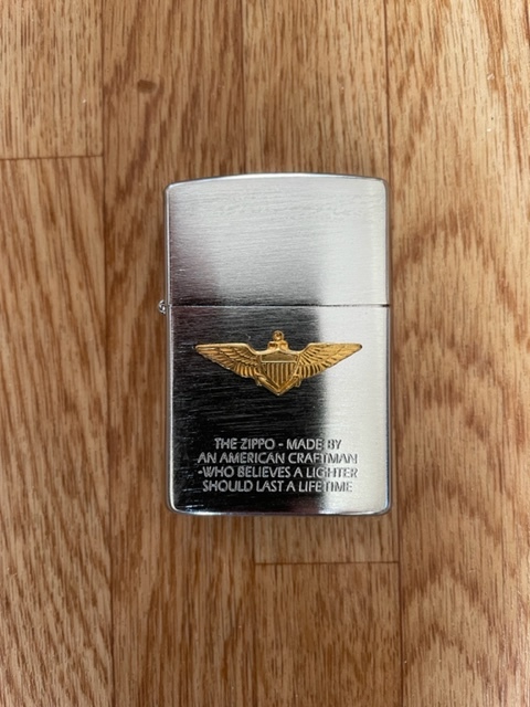 【【新品未使用】ジッポー(Zippo)USA サテンクロム:レギュラーTYPE ”US Air Force” 徽章(エアーフォース)拍卖