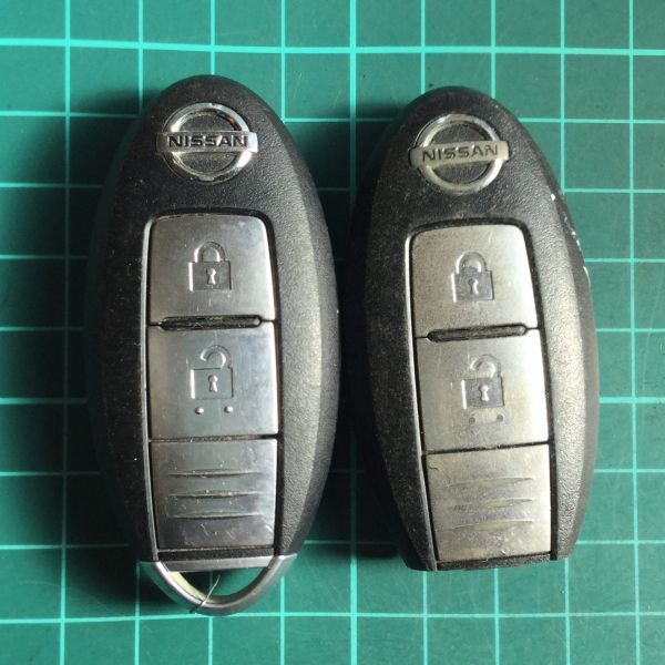 NI 4040 2個 日産 純正 キーレス リモコン インテリジェント ジューク エクストレイル キューブ マーチ ティーダ ムラーノ セレナ等 2B拍卖